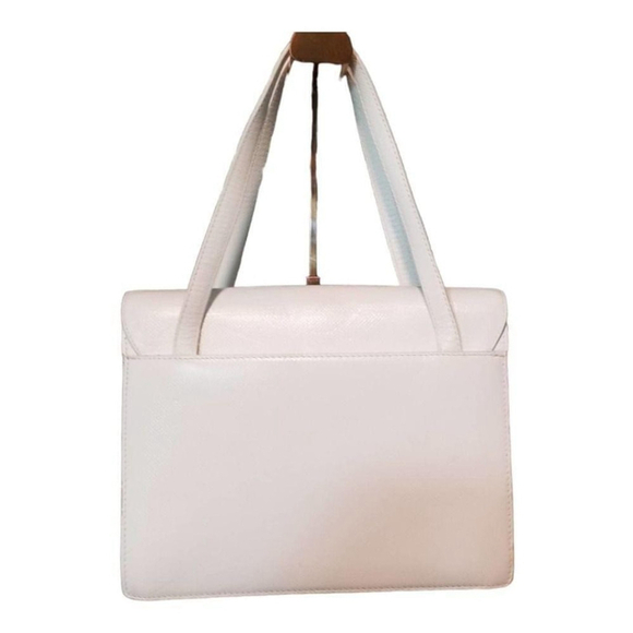 AUTHENTIC BOTTEGA VENETA RARE WHITE HANDBAG - Picture 7 of 14